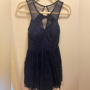 Navy blue dress